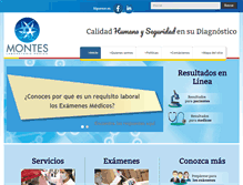 Tablet Screenshot of labmontes.com